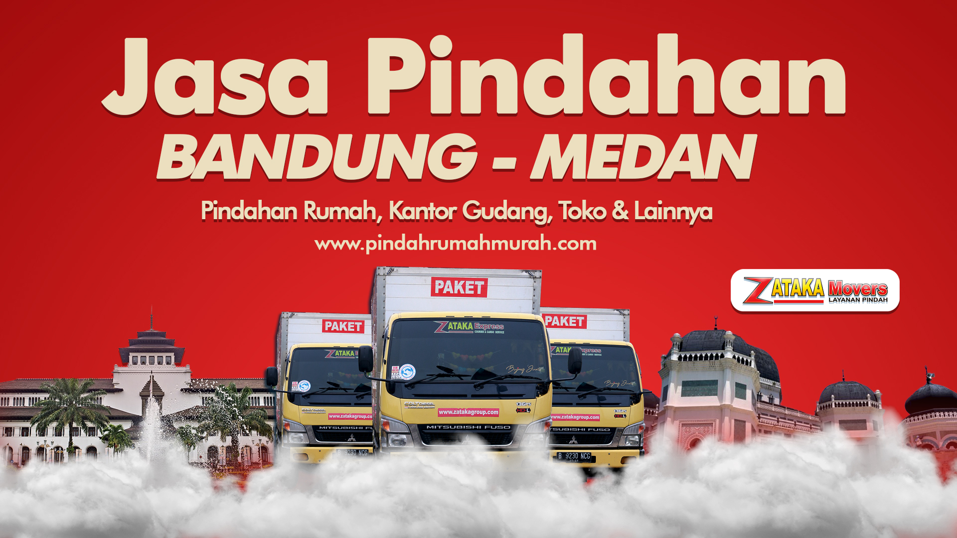 Jasa Pindah Murah Bandung ke Medan | ZATAKA TRANSMOVERS