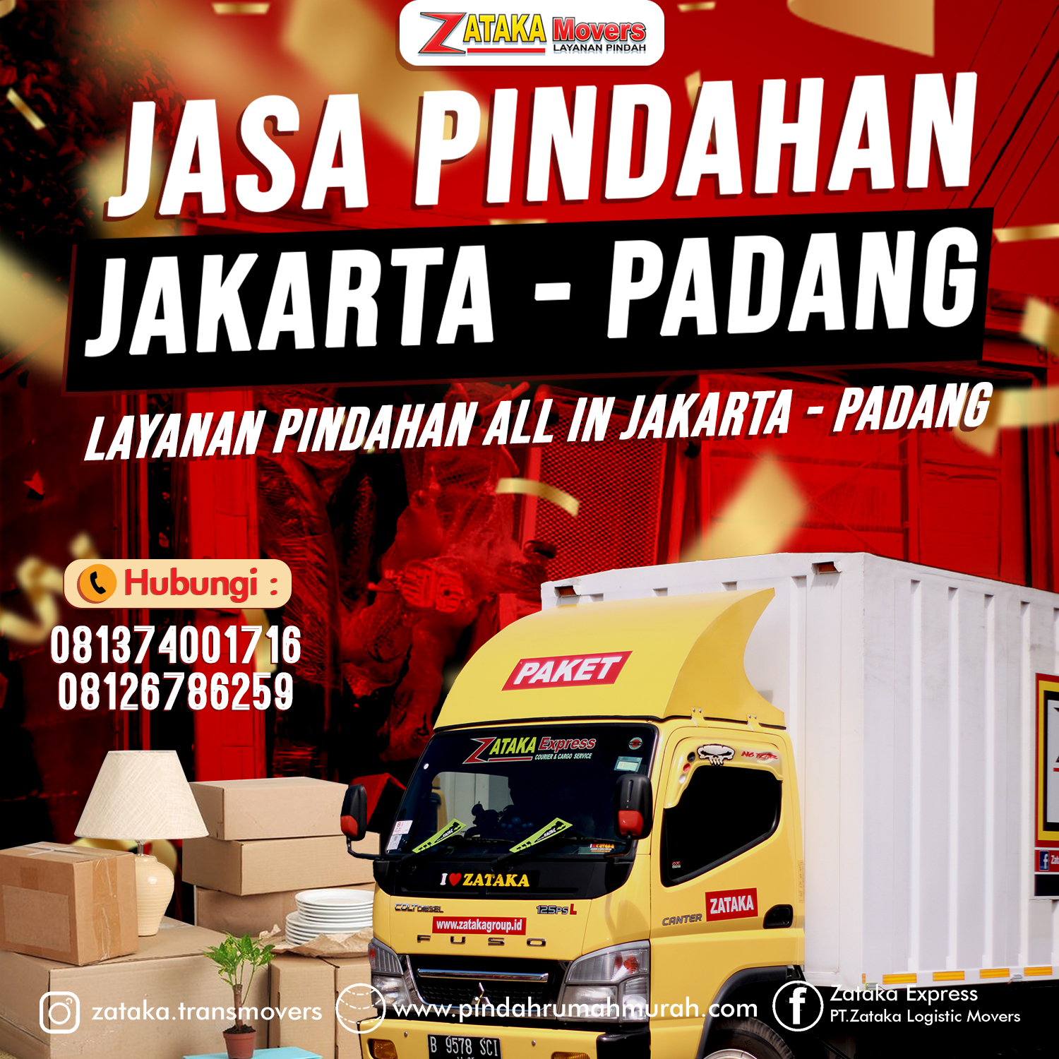 Jasa Pindahan Jakarta - Padang