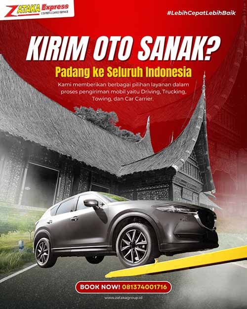 biaya kirim mobil padang jakarta